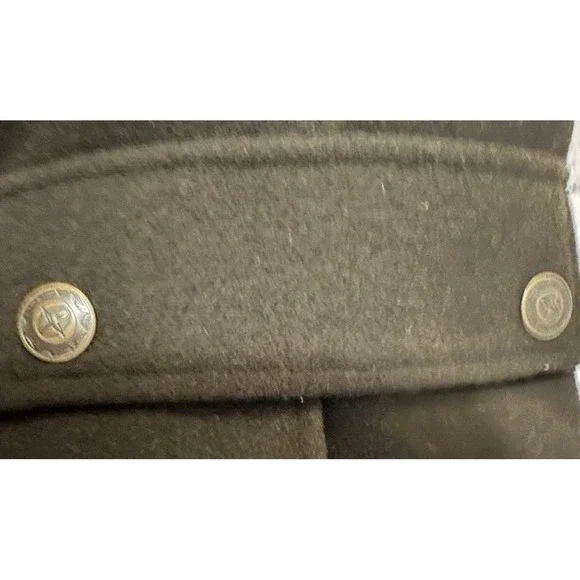 Kristen Blake Womens Black Wool Blend Jacket/Coat Satin Lining Sz Small - Picture 9 of 9